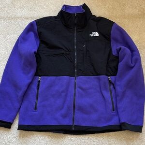 The North Face Men's Black and Purple Performance Jacket